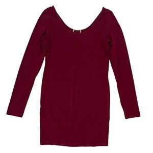 burgundy sweater dress forever 21 Off-the-Shoulder Mini Sweater Dress in Egret-swatch